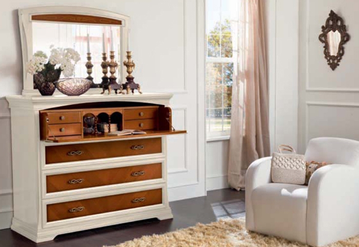 Commode avec miroir