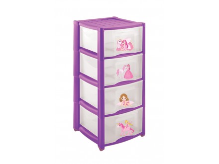 Commode étroite en plastique