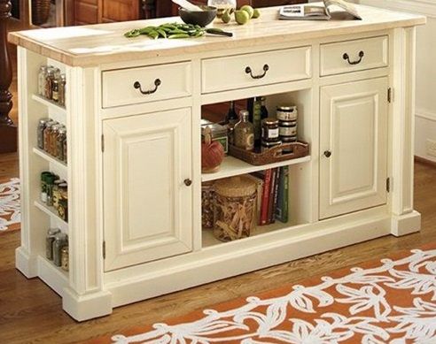 Commode comme table