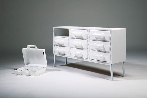 Commode en plastique