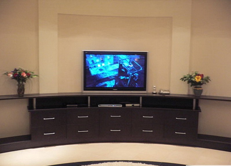 Armoire semi-circulaire
