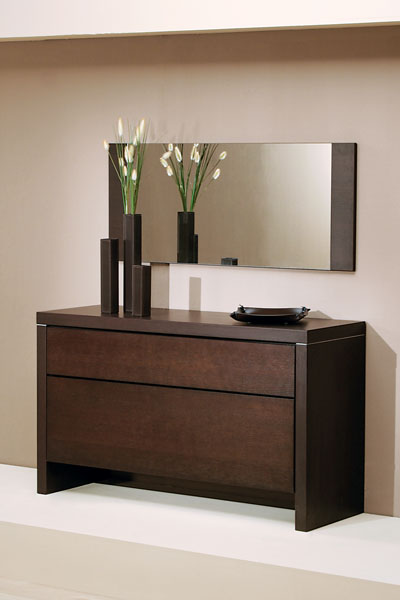 Commode rectangulaire avec miroir