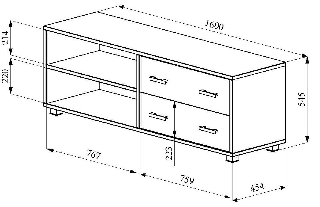 Dimensions d'un coffre rectangulaire