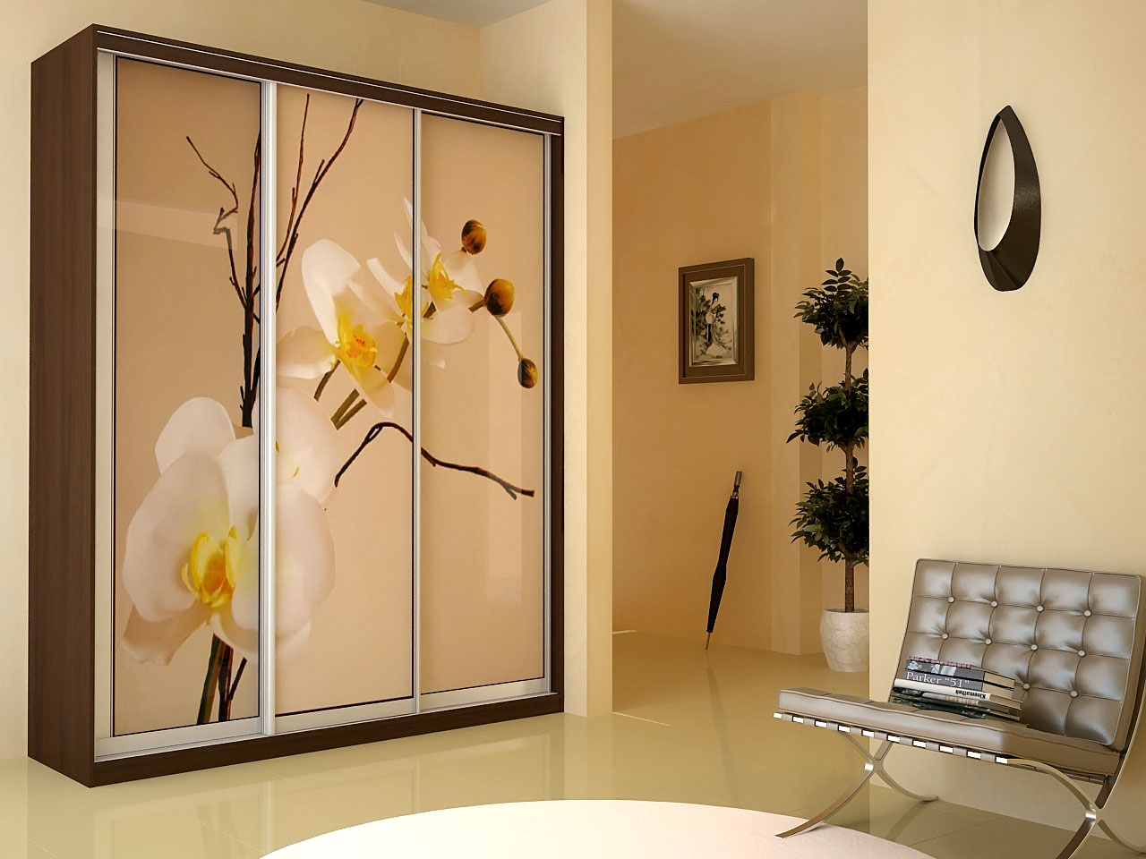 Armoire coulissante dans un intérieur