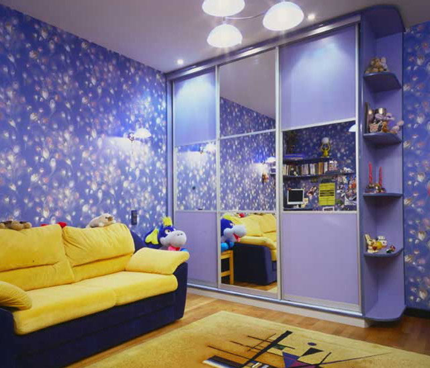 Armoire bleue