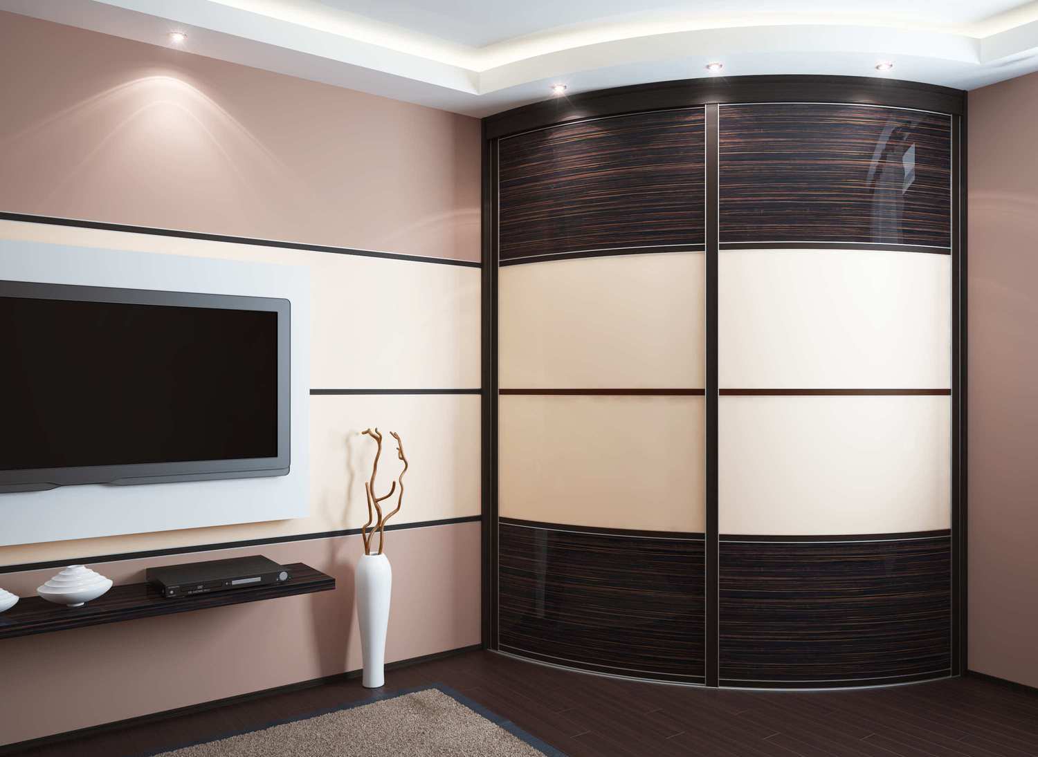 Armoire radiale moderne