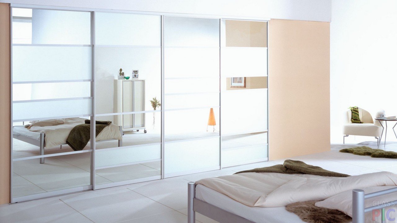Grand meuble miroir