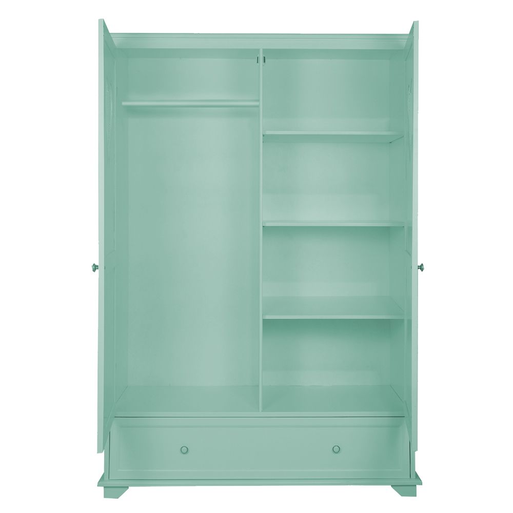 Armoire double avec mezzanine