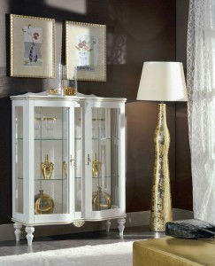 Vitrine de commode carrée