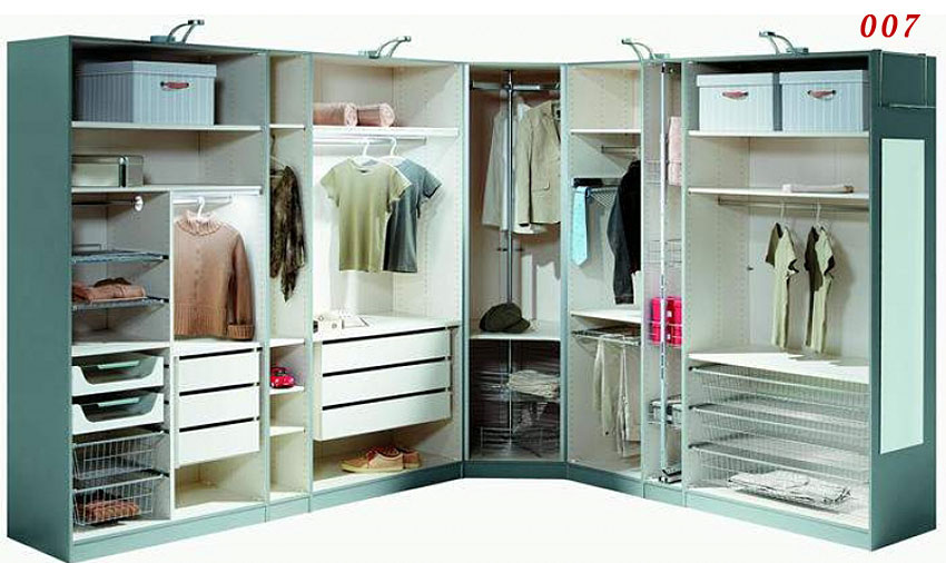 Remplissage d'armoire d'angle
