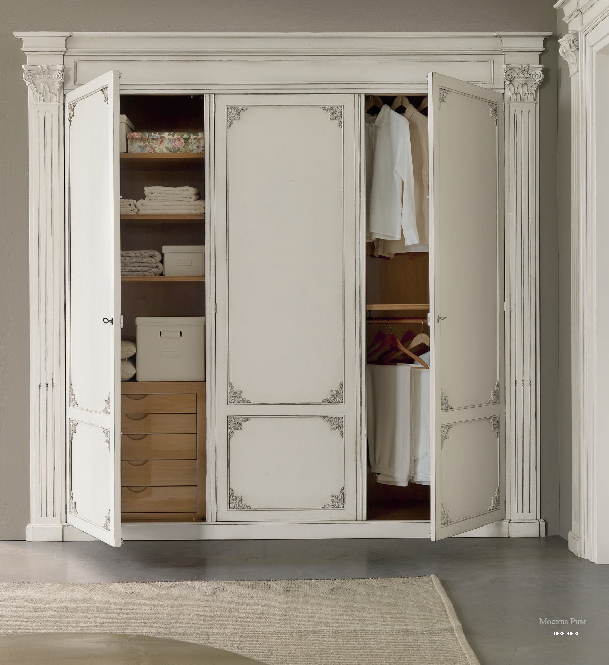 Les nuances des meubles blancs