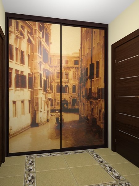 Décoration de la façade avec impression photo
