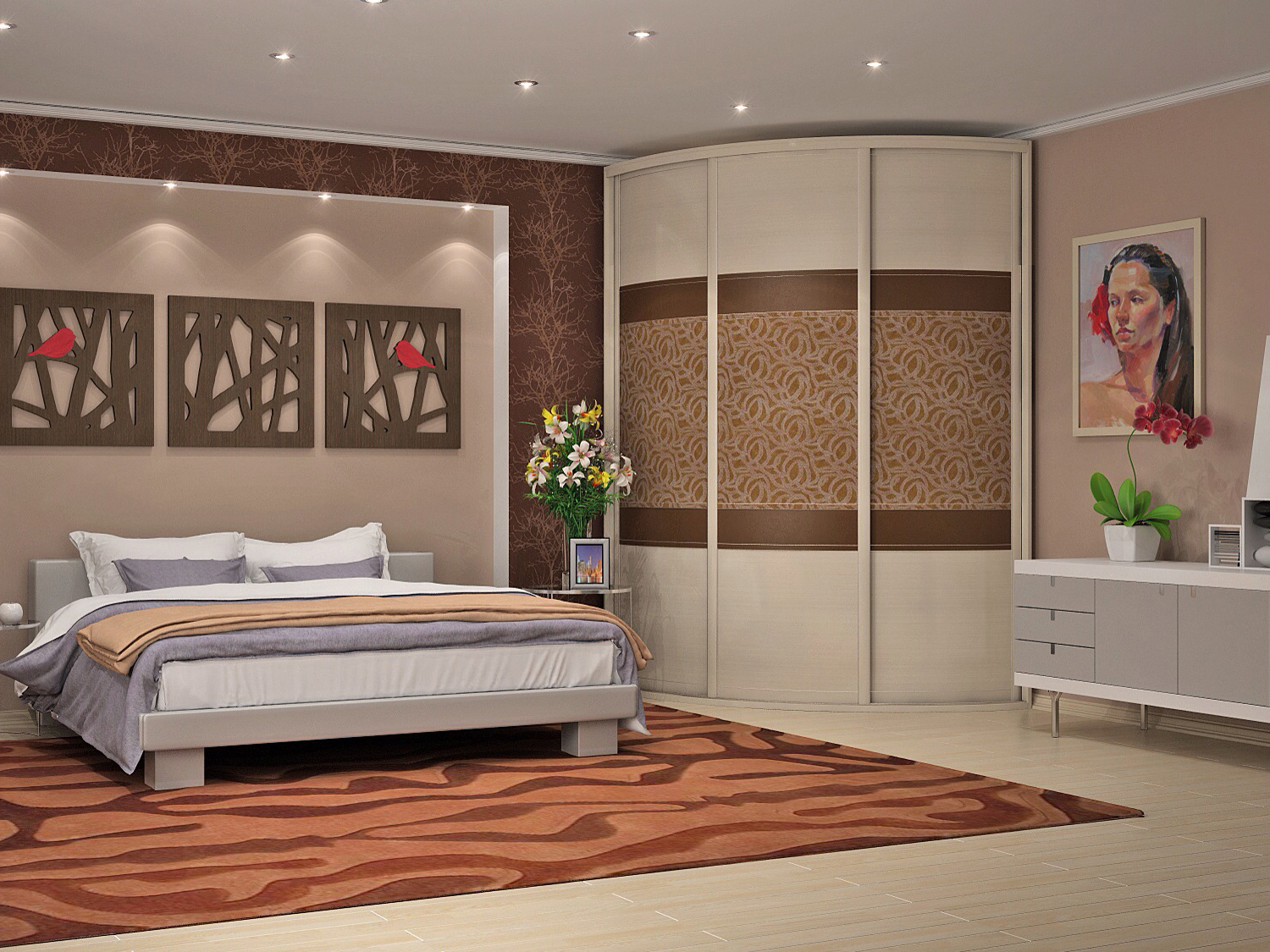 Armoire Radius dans la chambre