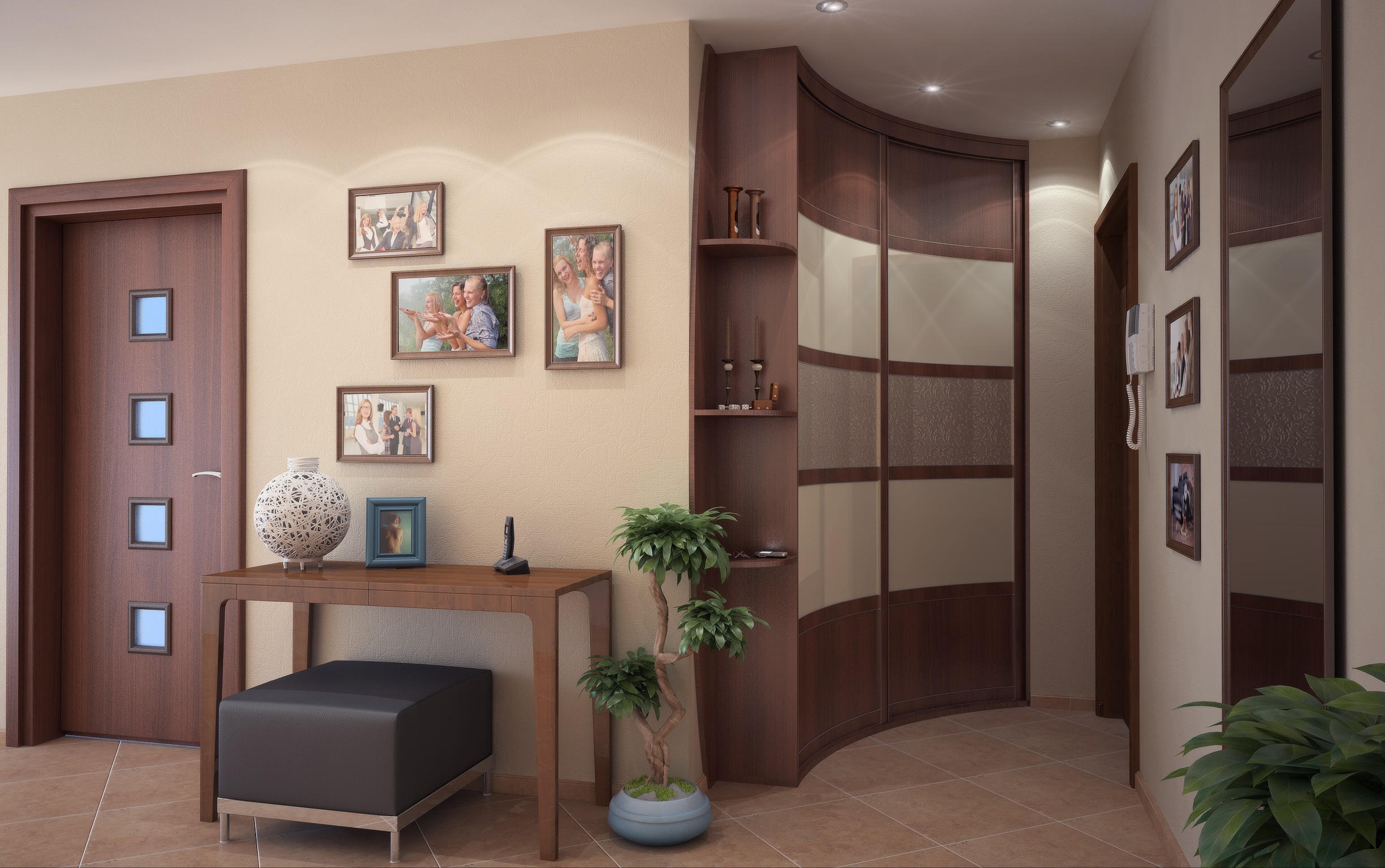 Armoire Radius dans le couloir
