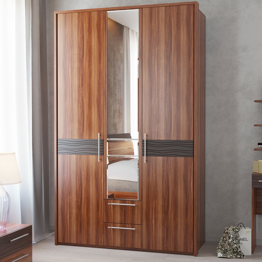 Armoire battante en wengé