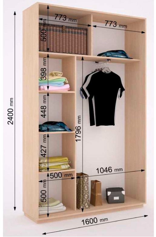 Dimensions de l'armoire