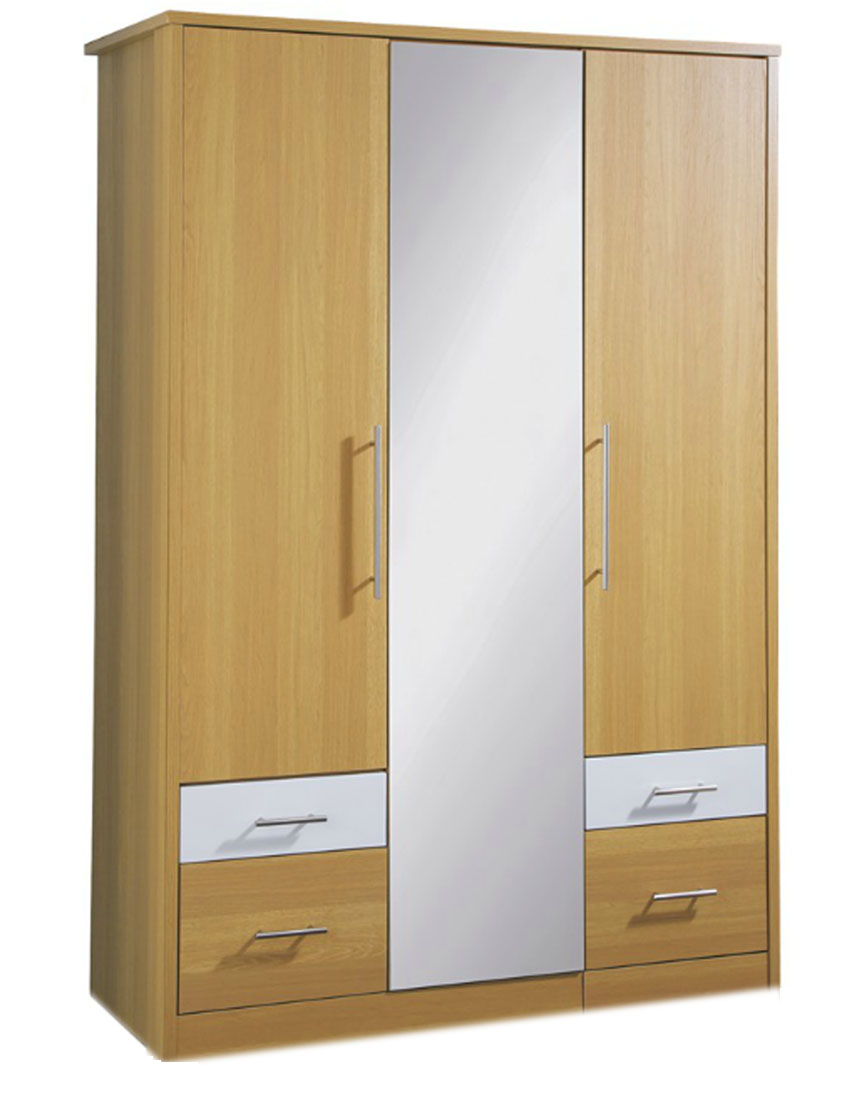 Armoire avec tiroirs et miroir