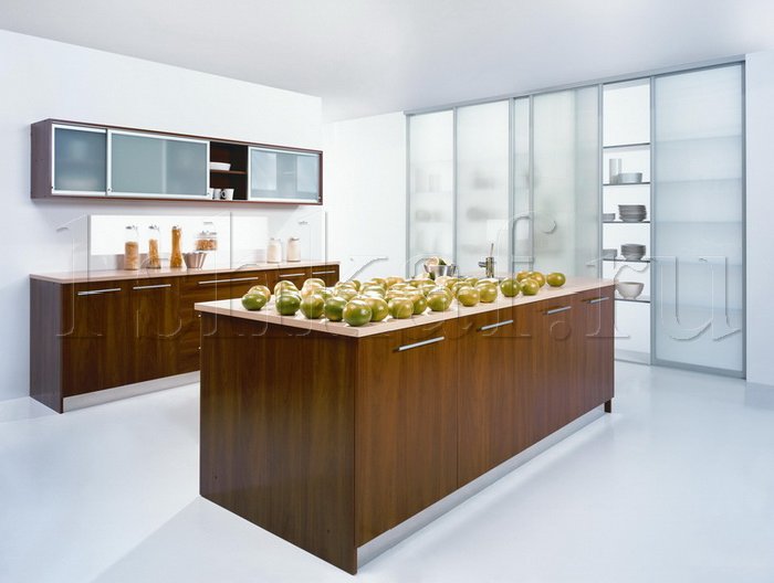 Armoire coulissante en design de cuisine