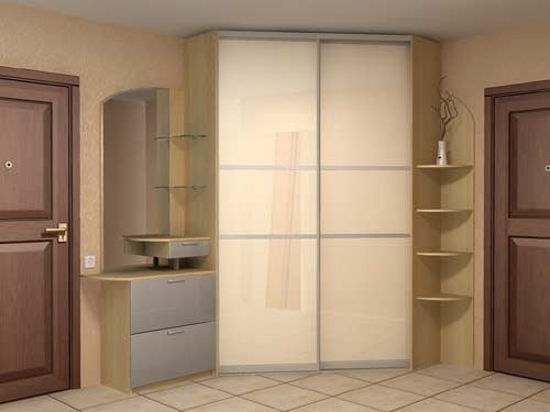 Armoire avec une façade brillante