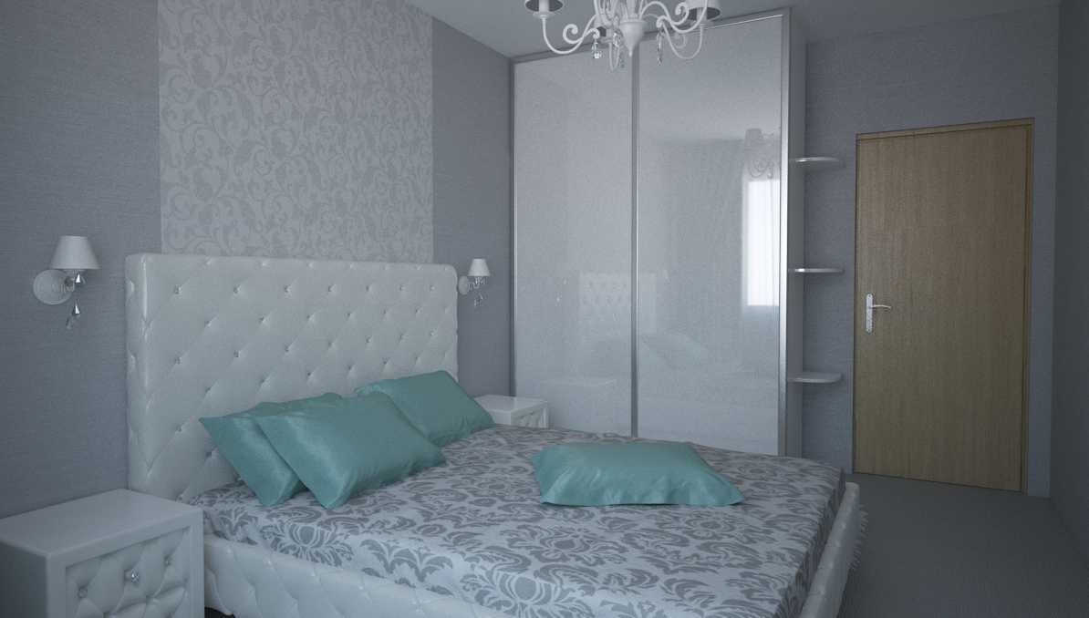 Chambre en blanc