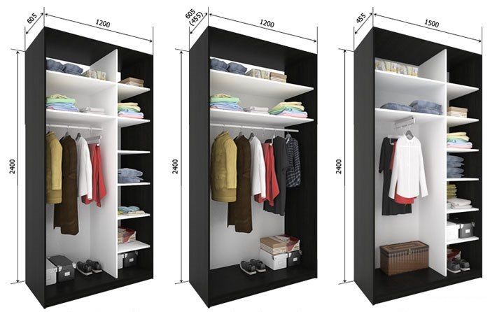 Options de remplissage d'armoire