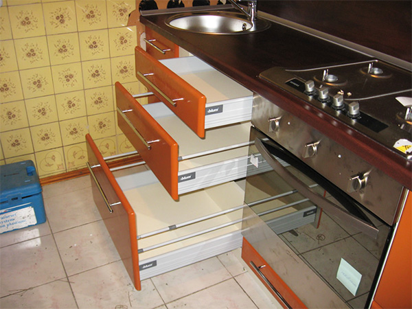 Systèmes coulissants pour la cuisine