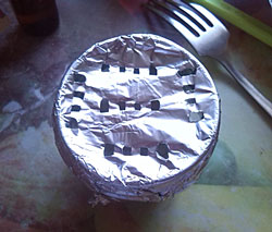 Feuille avec trous