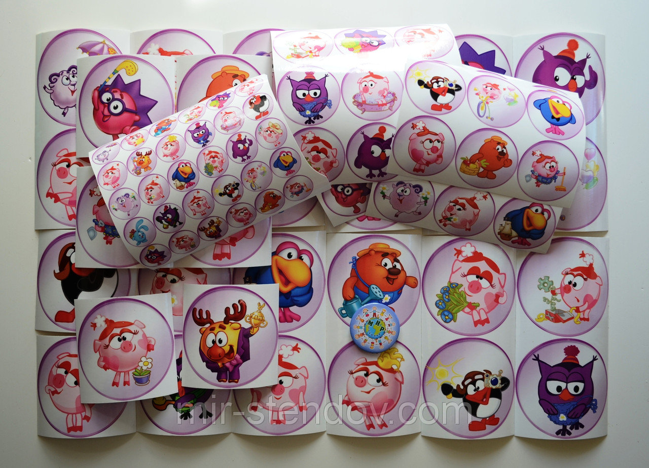 Autocollants en papier