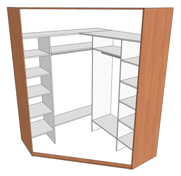 Comment remplir une armoire d'angle