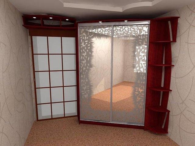 Armoire diagonale