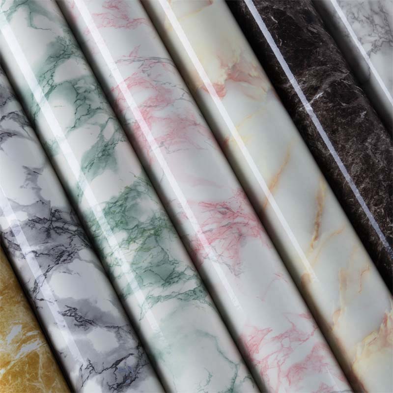 Motif imitation marbre.