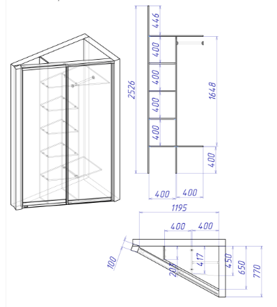 Comment faire une armoire encastrée sur la loggia
