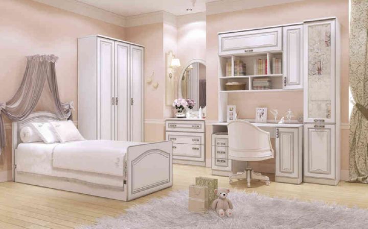 Armoire classique pour filles