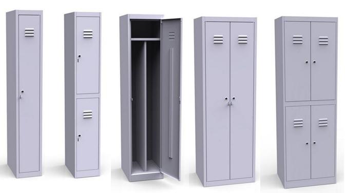 Armoires métalliques pour vêtements