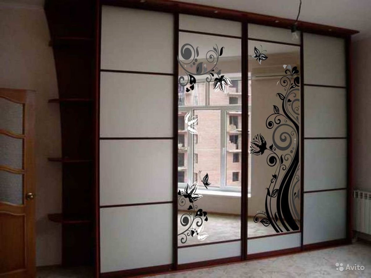 Autocollants sur le miroir