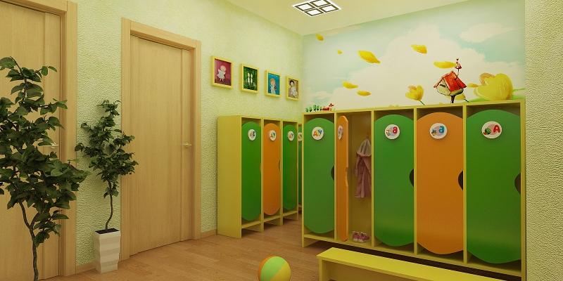 Vestiaire à la maternelle