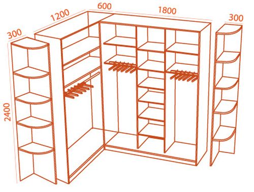 Armoire avec accessoires