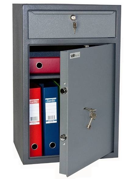 Coffre-fort à deux compartiments