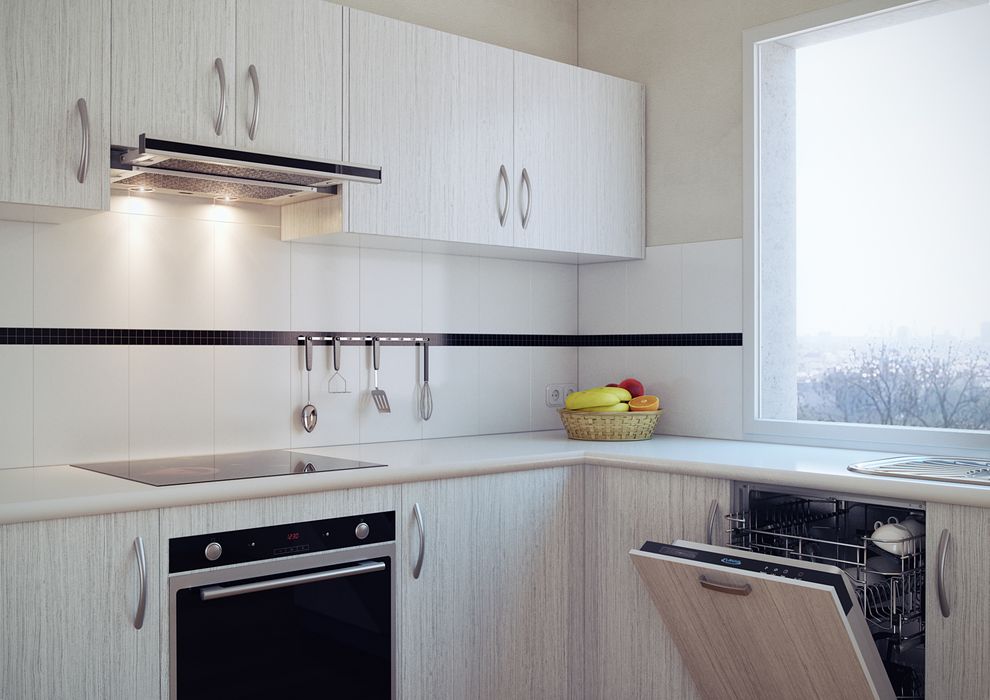 Hotte de cuisinière intégrée