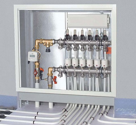 Armoire de collecteur intégrée