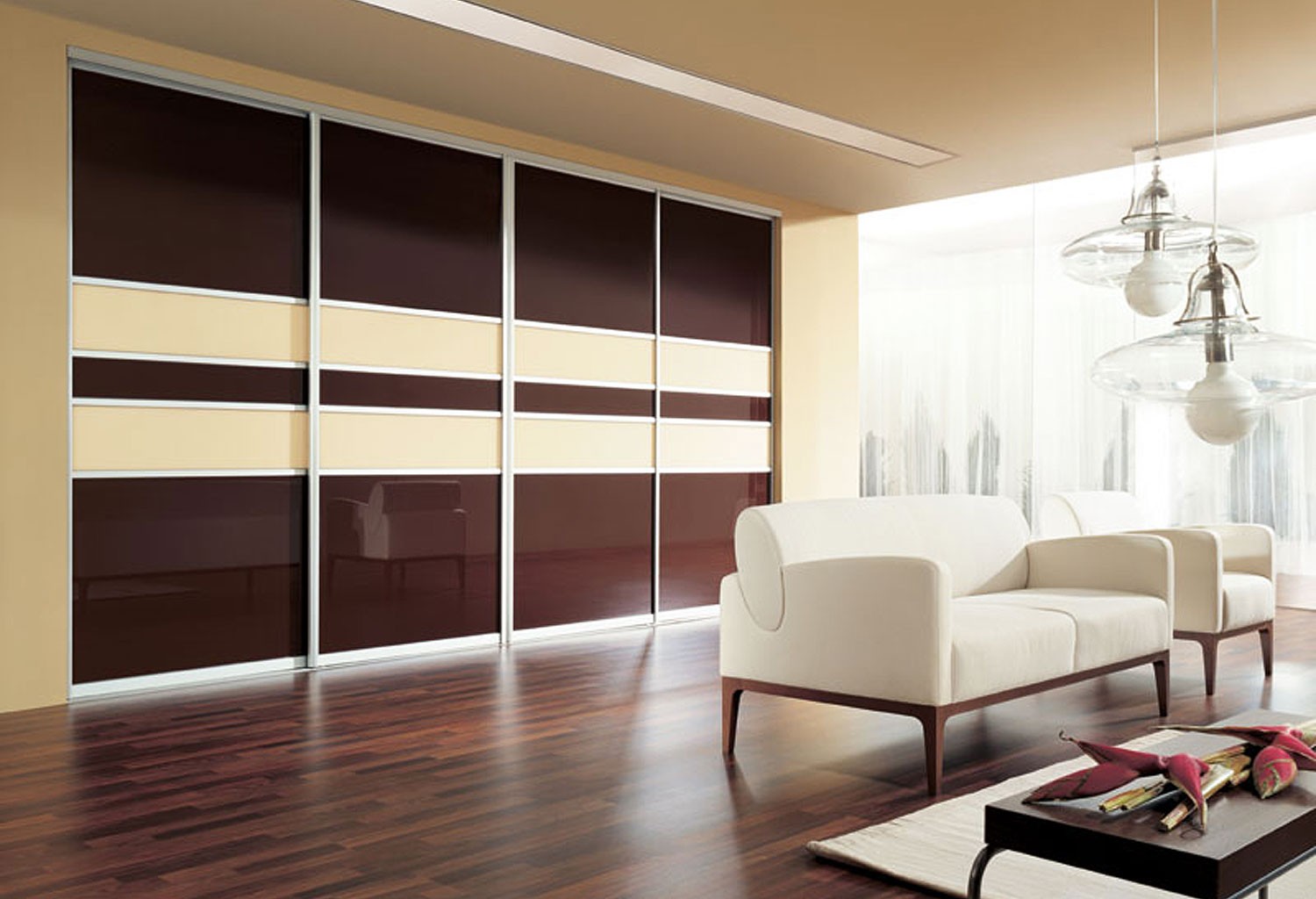 Armoire brillante intégrée