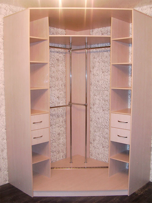 Comment remplir une armoire d'angle