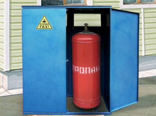 Armoire métallique pour le stockage des bouteilles de gaz