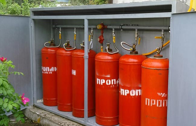 Règles de placement des bouteilles de gaz