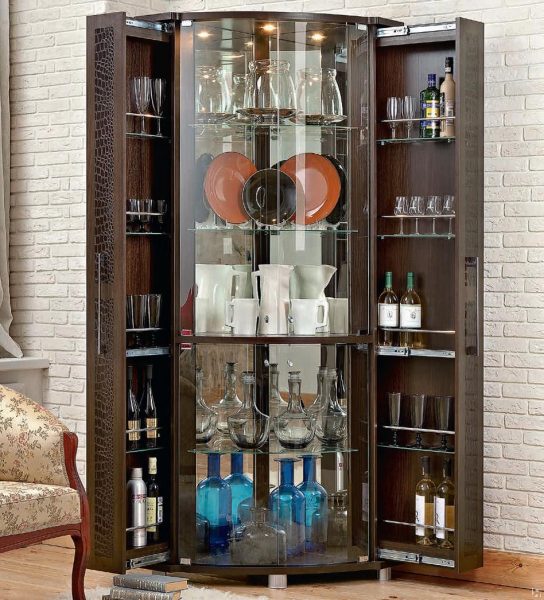 Vitrine armoire pliante