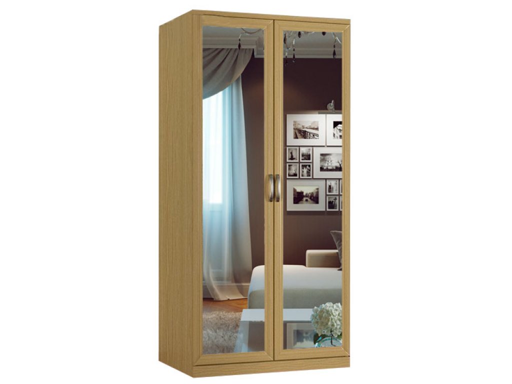 Armoire battante avec miroir