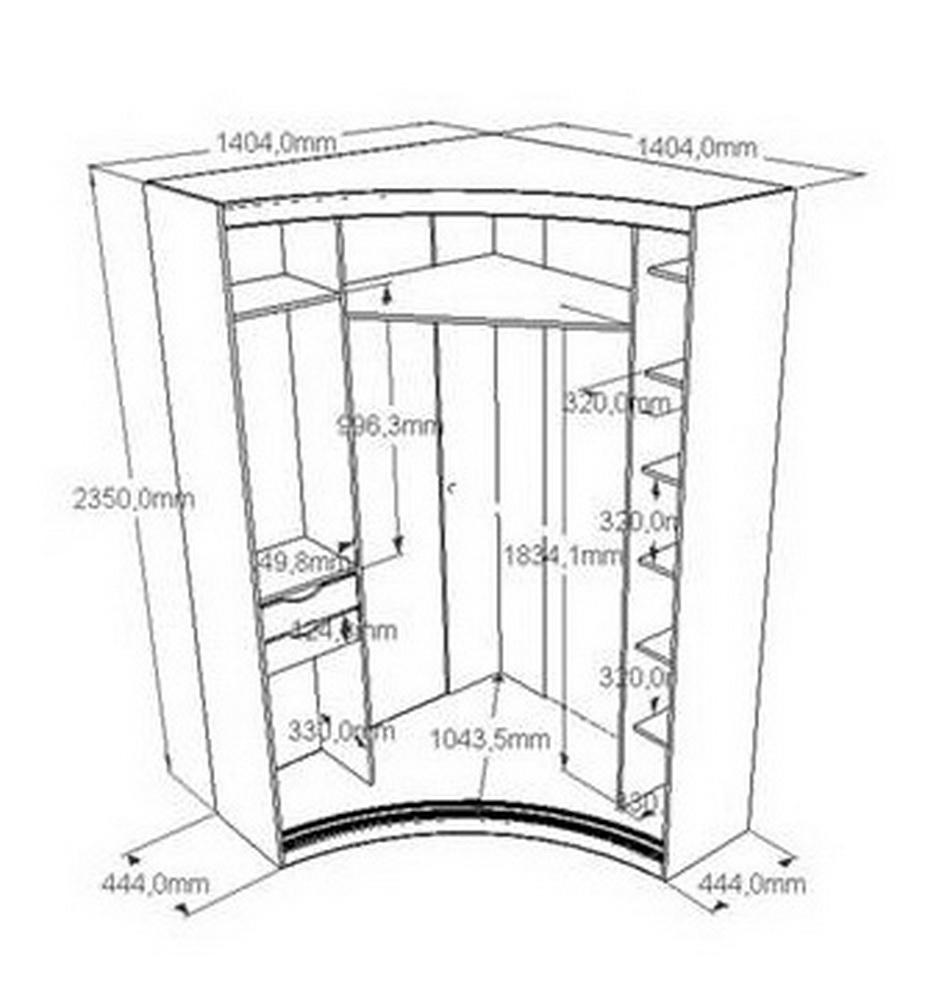 Dimensions de l'armoire