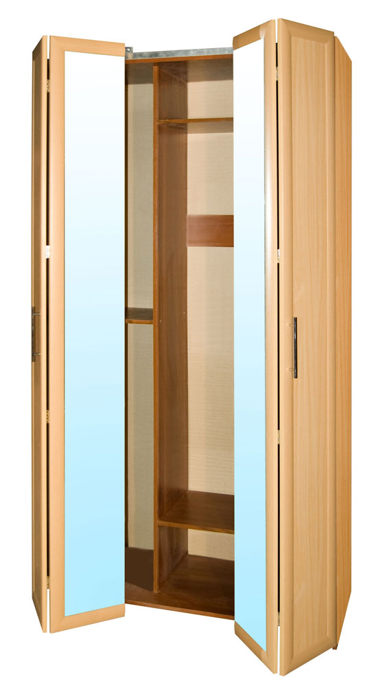 Armoire accordéon à deux portes