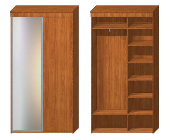 Armoire coulissante pour bureau à deux portes