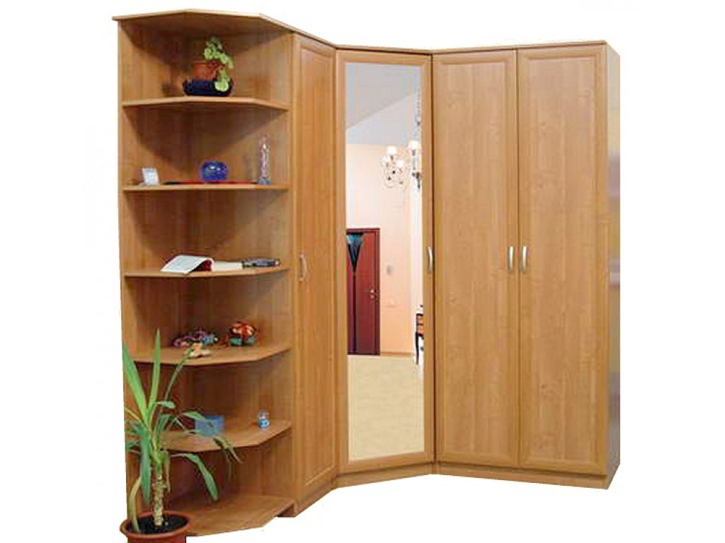 Armoire avec tablettes latérales
